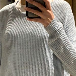 RARE 🌴 Brandy melville light blue baggy sweater